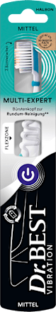 Zahnbürste mit Batterie Vibration Multi Expert mittel Dr. Best