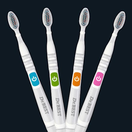 Zahnbürste mit Batterie Vibration Multi Expert mittel Dr. Best