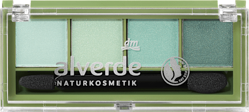 Lidschattenpalette Quattro 96 Luxury Jade alverde NATURKOSMETIK