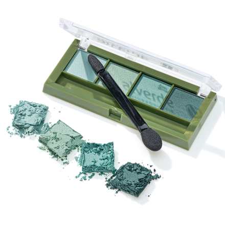 oční stíny quattro 96 Luxury Jade alverde NATURKOSMETIK