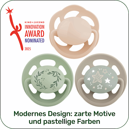 Schnuller Cherry rot/braun, Gr.2, ab 6 Monaten Nip