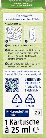 Duftspray Mini Nachfüller Fresh Lemon Denkmit
