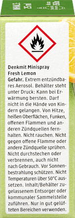 Lufterfrischer Mini-Spray Fresh Lemon Nachfüllpack Denkmit