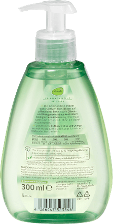 Mydło w płynie organiczne oliwka i pomarańcza  alverde NATURKOSMETIK