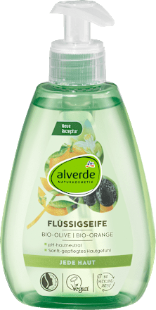 Sapone liquido all'oliva e arancia bio alverde