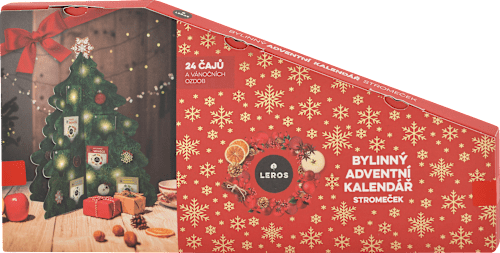 Bylinný adventný kalendár Stromček 2025 Leros