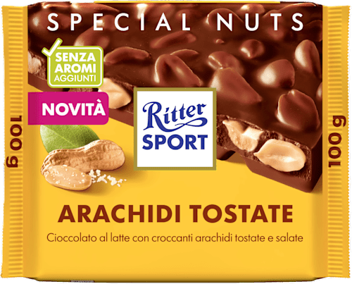 Cioccolato con arachidi tostate Ritter SPORT