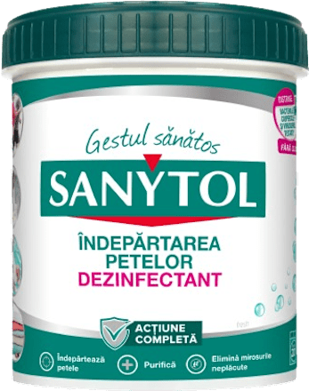 Pudră dezinfectantă pentru îndepărtarea petelor SANYTOL
