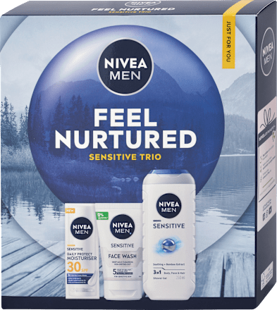 Darčekové balenie Feel Nurtured Sensitive Duo NIVEA MEN