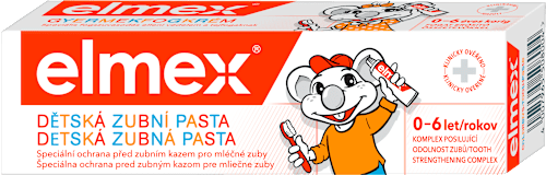 Detská zubná pasta, 0-6 rokov elmex