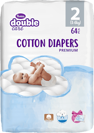 Plenice Cotton Premium 2, 3-6 kg Violeta
