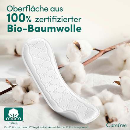 Slipeinlagen Organic Cotton Long Carefree