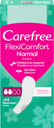 Slipeinlagen Flexicomfort Normal Carefree