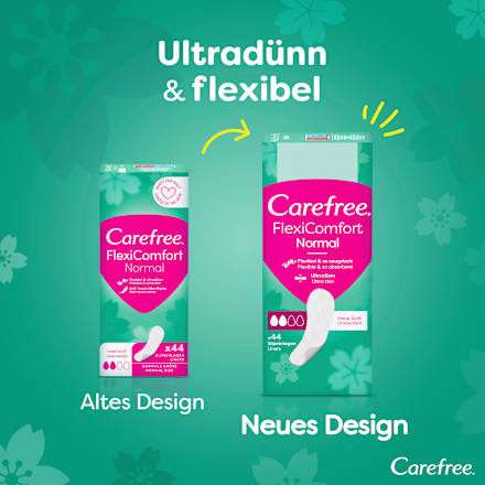 Slipeinlagen Flexicomfort Normal Carefree