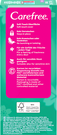 Slipeinlagen Flexicomfort Normal Carefree