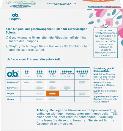 Original Tampons super o.b.