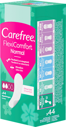 Slipeinlagen Flexicomfort Normal Carefree