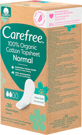 Slipeinlagen Organic Cotton Normal Carefree