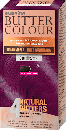 Barva za lase Butter Colour, 880 Intenzivno vijolična SUBRiNA