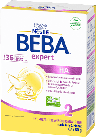 Folgemilch Expert HA 2 nach dem 6. Monat Nestlé BEBA
