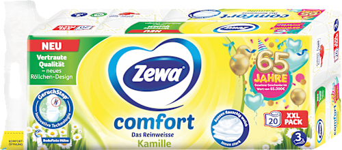 Toilettenpapier comfort Kamille 3-lagig XXL-Pack Zewa
