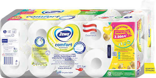 Toilettenpapier comfort Kamille 3-lagig XXL-Pack Zewa
