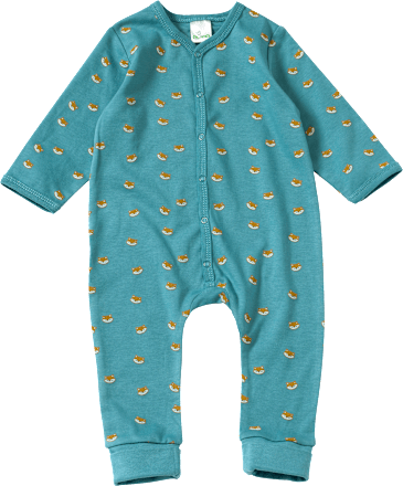 Schlafanzug mit Fuchs-Muster, blau, Gr. 50/56 ALANA