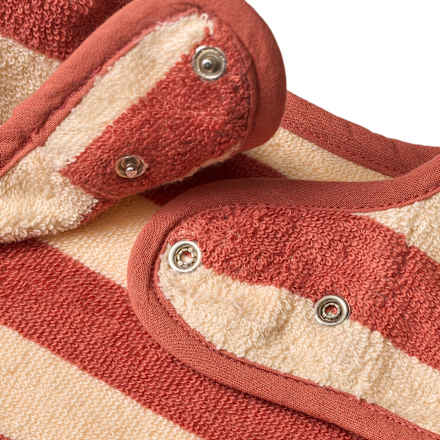 Lätzchen mit Ärmel & Fuchs-Motiv, braun ALANA