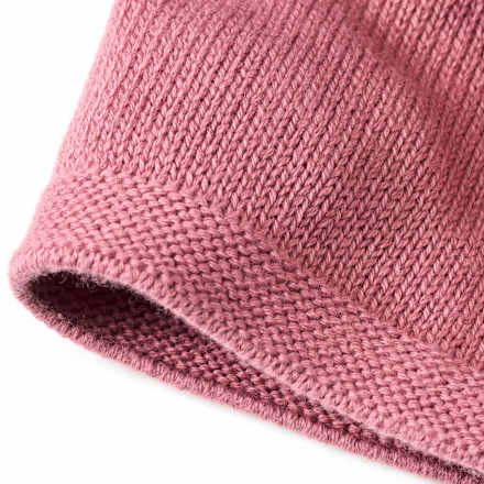 Erstlingsmütze aus Strick, rosa, Gr. 40/41 ALANA