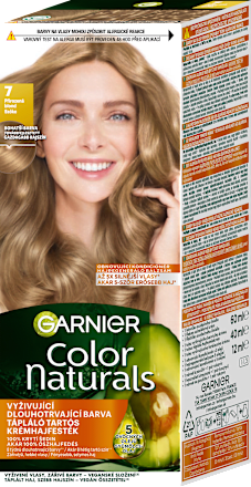barva na vlasy 7 přirozená blond GARNIER Color naturals