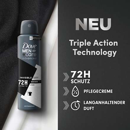 Antitranspirant Deospray Advanced Invisible Dry  Dove MEN+CARE