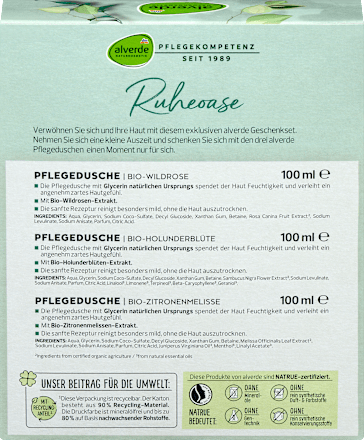 Geschenkset Ruheoase 3tlg alverde NATURKOSMETIK