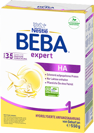 Anfangsmilch Expert HA1 von Geburt an Nestlé BEBA