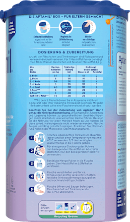 Anfangsmilch HA1 von Geburt an Aptamil