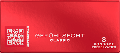 Kondome Gefühlsecht Classic, Breite 56mm Durex
