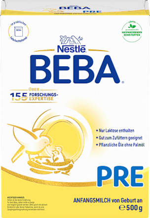 Anfangsmilch Pre von Geburt an Nestlé BEBA