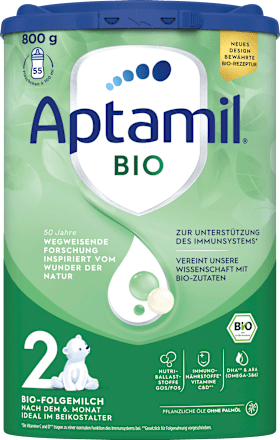 Folgemilch 2 Bio nach dem 6. Monat Aptamil