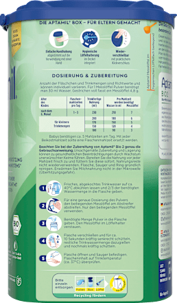 Folgemilch 2 Bio nach dem 6. Monat Aptamil