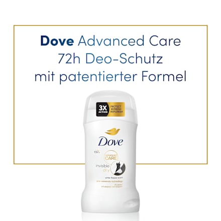Antitranspirant Deostick Advanced Care Invisible Dry Dove