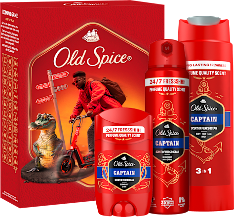 Darčekové balenie Captain + hra domino  Old Spice