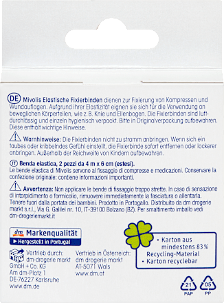 Elastični zavoj za fiksiranje Mivolis