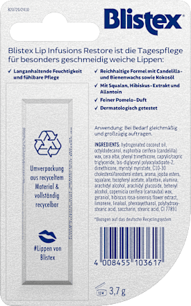 Lippenpflege Stift Lip Infusions Restore Blistex