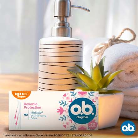 Original tampóny Super o.b.