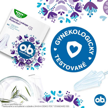 ExtraProtect tampóny Ultimate Leakage Protection Super + Comfort o.b.