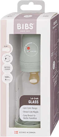 Cumisüveg szett, 120 ml, zsálya BIBS