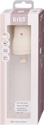 Cumisüveg szett, 270 ml, krémfehér BIBS