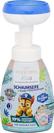 Kézmosó hab gyerekeknek, kék Mabyen
