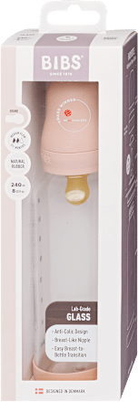 Cumisüveg szett, 240 ml, rózsaszín BIBS