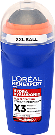 antiperspirant roll-on Hydra Hyaluronic L'ORÉAL PARiS MEN EXPERT