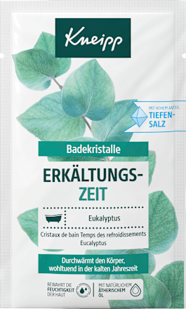 Badekristalle Erkältungszeit Kneipp
